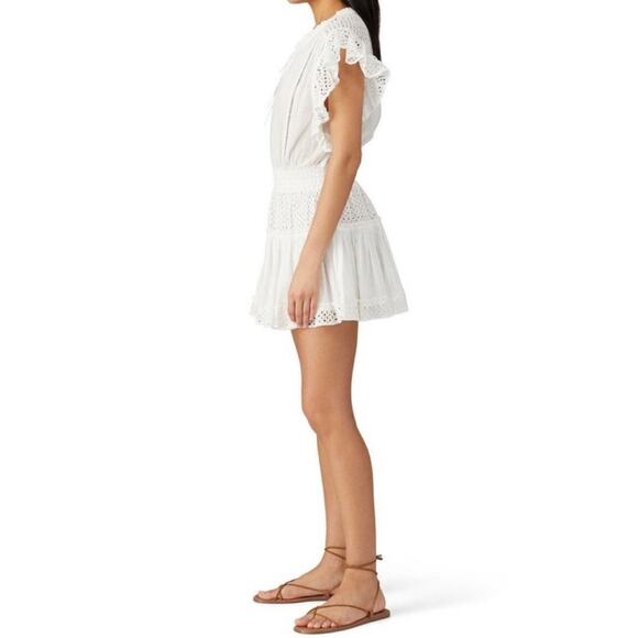 Misa Los Angeles Sarika Mini Dress White Ivory Size Medium - Picture 7 of 16